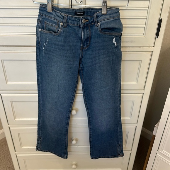 Girls Hudson Flare Jeans EUC - Picture 1 of 3